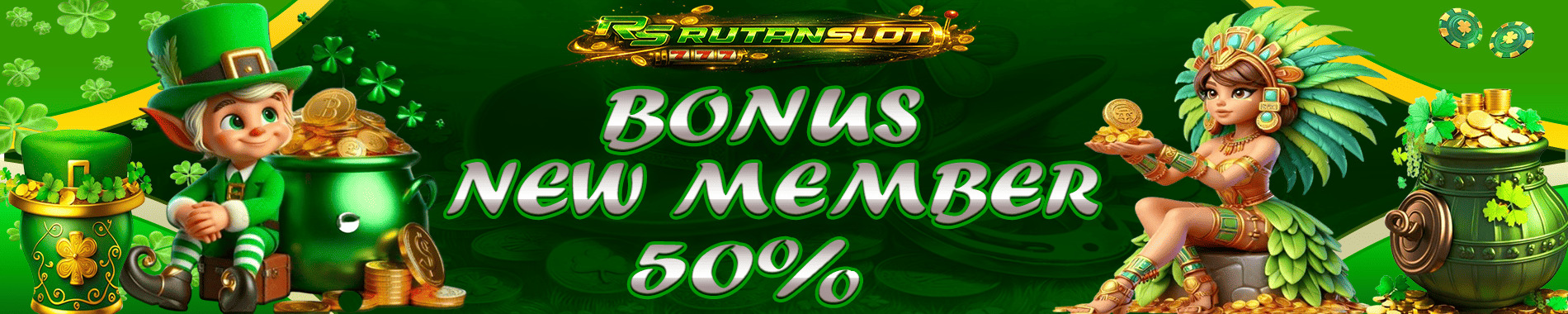 BONUS NEW MEMBER 50%